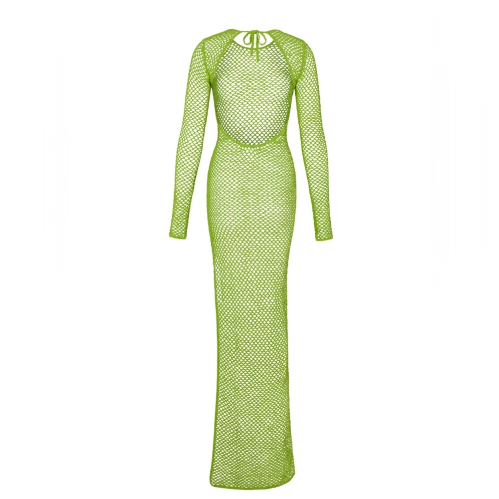 Ibiza Dress (cover up) by Shondel in Lime, size medium (as seen on celebrities) - Picture 8 of 13